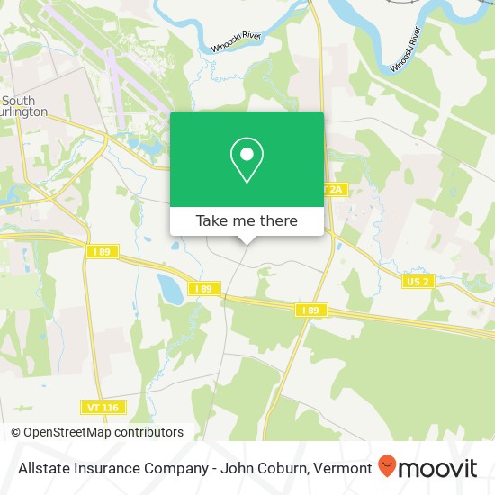 Mapa de Allstate Insurance Company - John Coburn