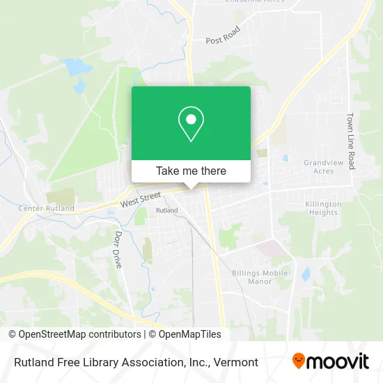 Rutland Free Library Association, Inc. map