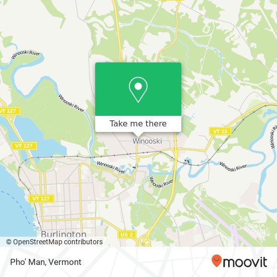 Pho' Man, 212 Main St Winooski, VT 05404 map