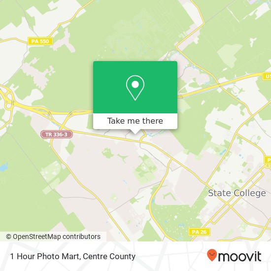 1 Hour Photo Mart map