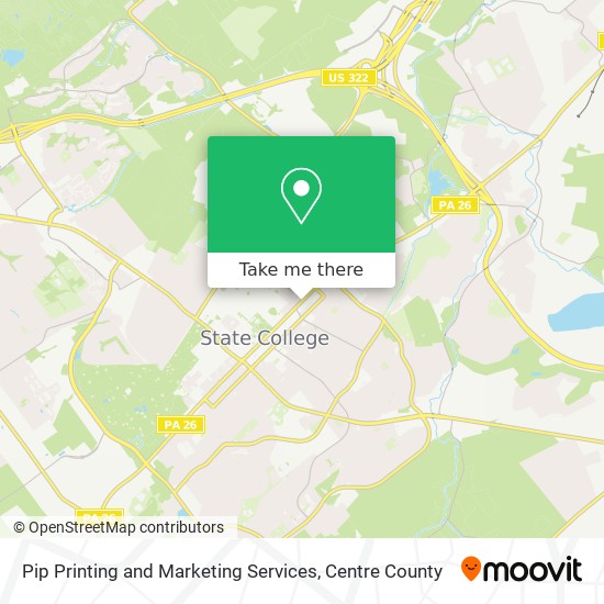 Mapa de Pip Printing and Marketing Services