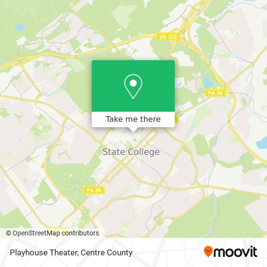 Mapa de Playhouse Theater