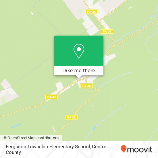 Mapa de Ferguson Township Elementary School