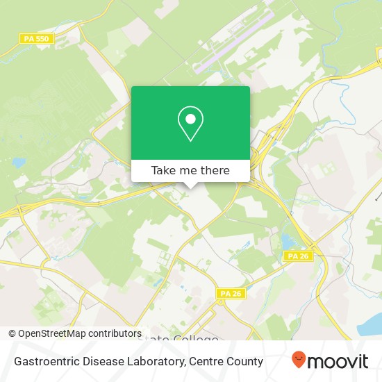 Gastroentric Disease Laboratory map