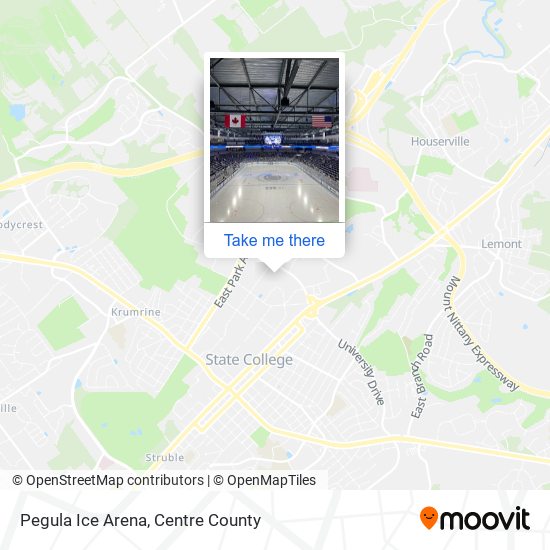 Mapa de Pegula Ice Arena