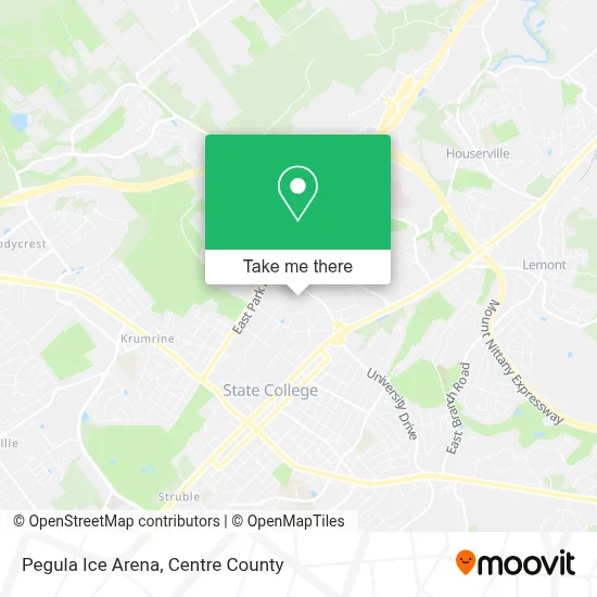 Pegula Ice Arena map