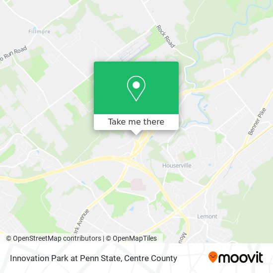 Innovation Park at Penn State map