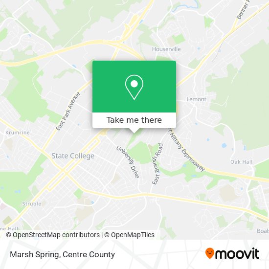 Mapa de Marsh Spring