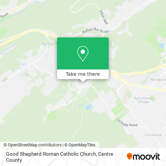 Good Shepherd Roman Catholic Church map