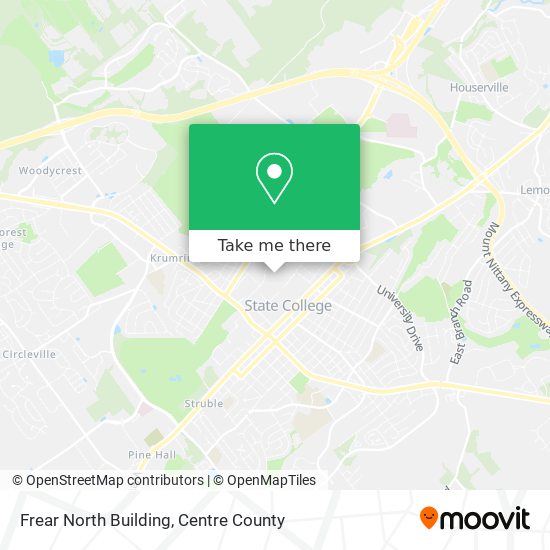 Frear North Building map