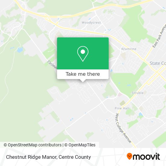 Chestnut Ridge Manor map