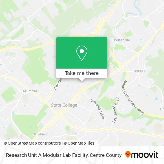 Mapa de Research Unit A Modular Lab Facility