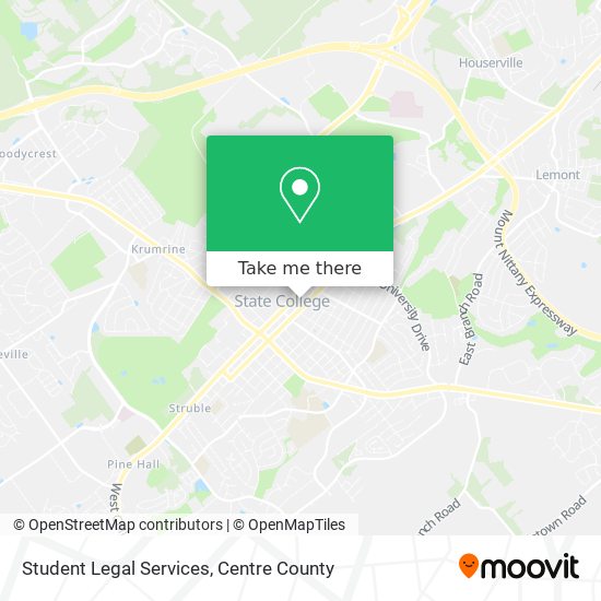 Student Legal Services map