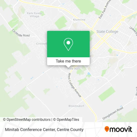 Minitab Conference Center map