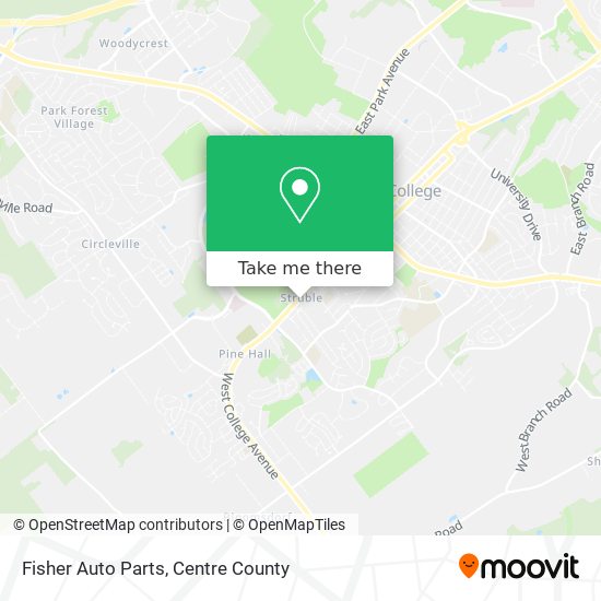 Mapa de Fisher Auto Parts