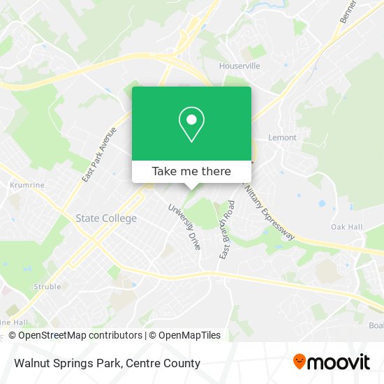 Walnut Springs Park map