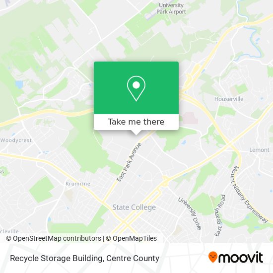 Recycle Storage Building map