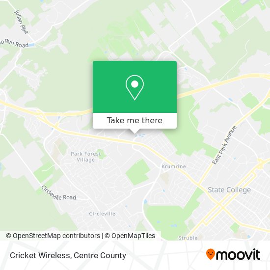 Cricket Wireless map