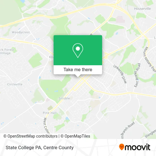 State College PA map