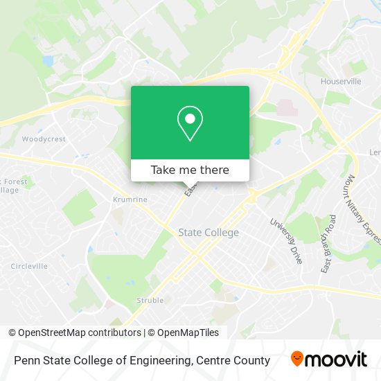 Penn State College of Engineering map