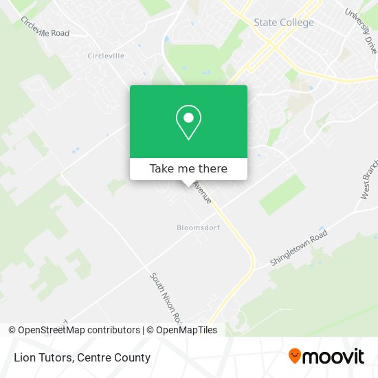 Mapa de Lion Tutors