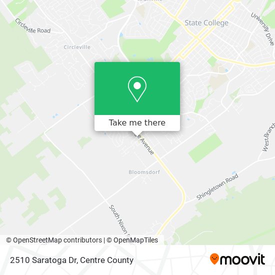 2510 Saratoga Dr map