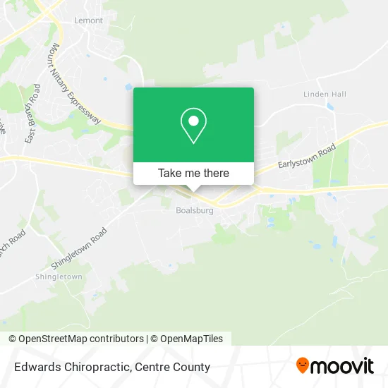 Edwards Chiropractic map