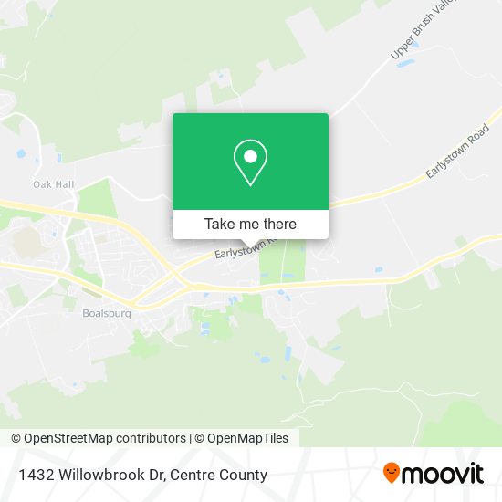 1432 Willowbrook Dr map