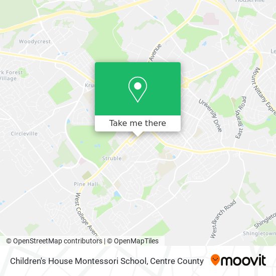 Mapa de Children's House Montessori School