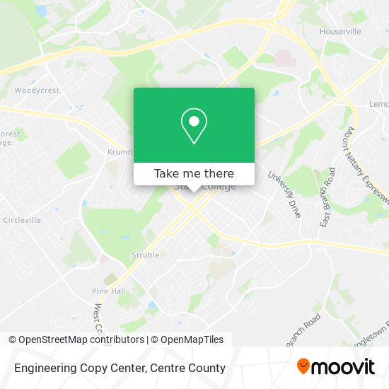 Mapa de Engineering Copy Center