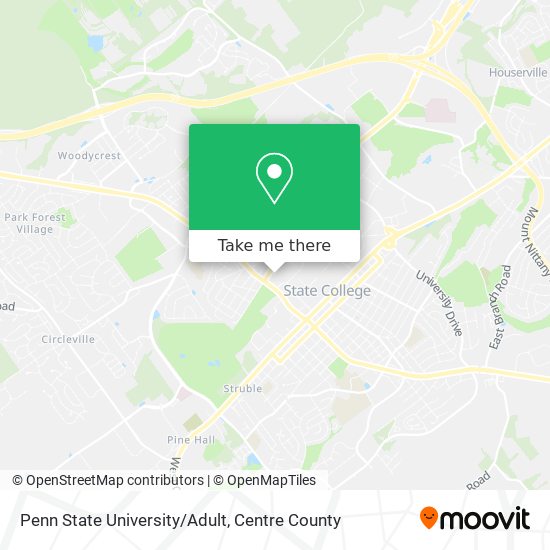 Penn State University/Adult map