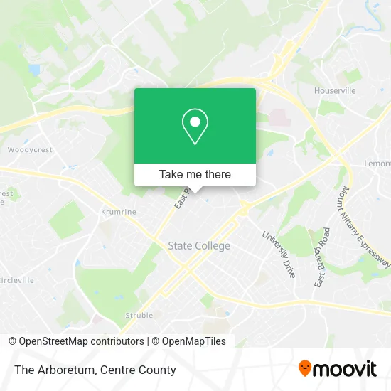 The Arboretum map