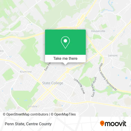 Penn State map