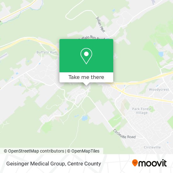 Geisinger Medical Group map