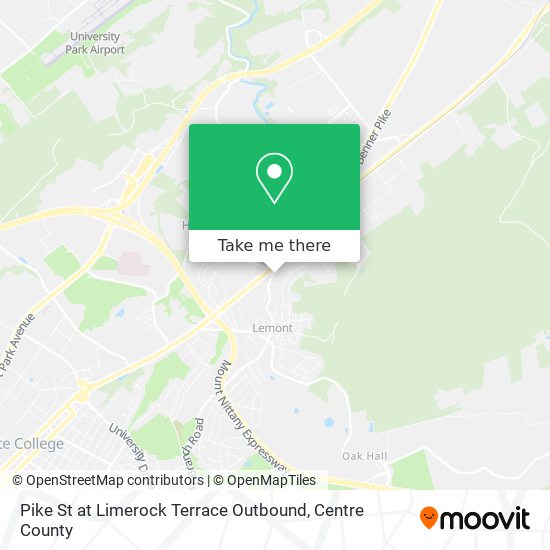Mapa de Pike St at Limerock Terrace Outbound