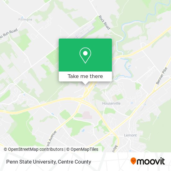 Penn State University map