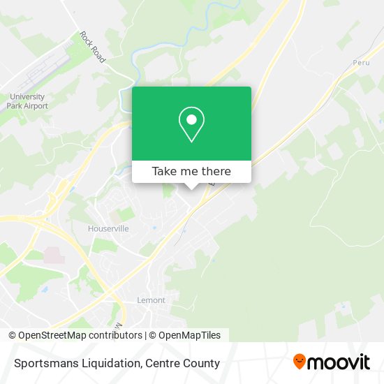 Sportsmans Liquidation map