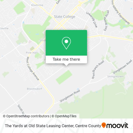 The Yards at Old State Leasing Center map