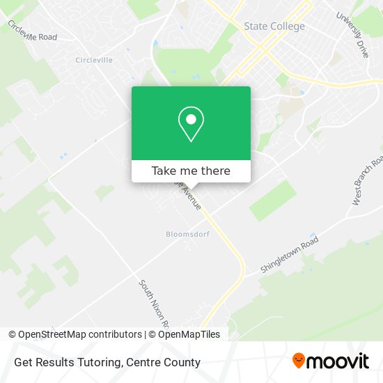 Get Results Tutoring map