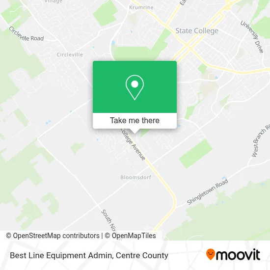 Best Line Equipment Admin map