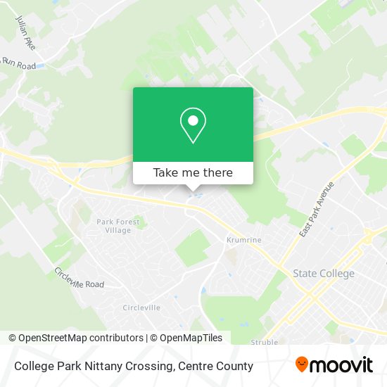 College Park Nittany Crossing map
