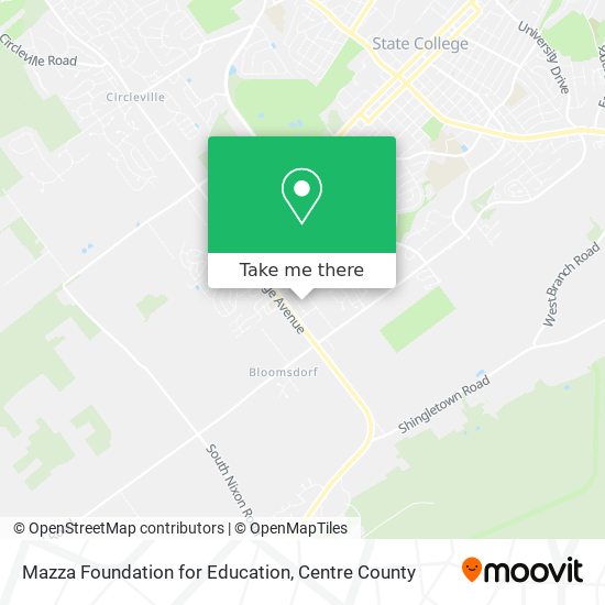 Mazza Foundation for Education map