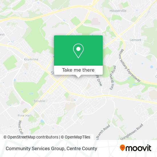 Mapa de Community Services Group