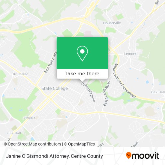 Mapa de Janine C Gismondi Attorney