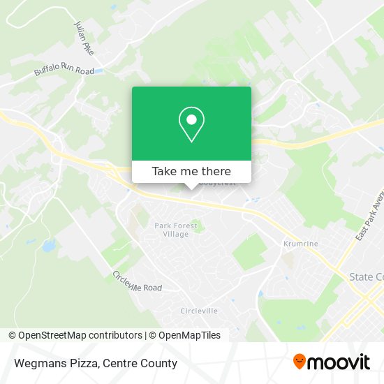 Mapa de Wegmans Pizza