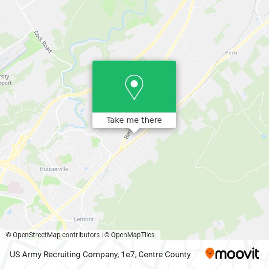 US Army Recruiting Company, 1e7 map
