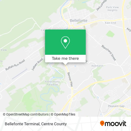 Bellefonte Terminal map