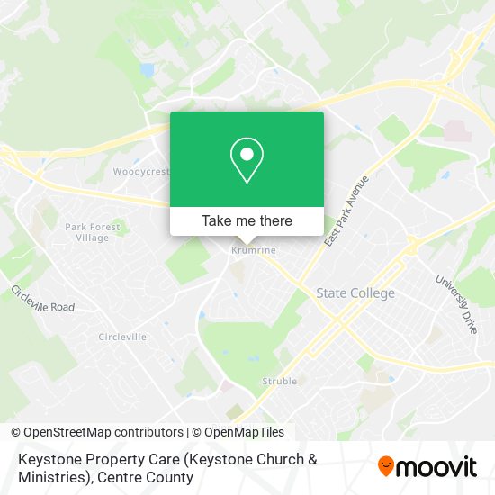 Mapa de Keystone Property Care (Keystone Church & Ministries)