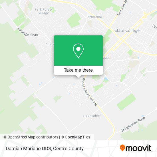 Mapa de Damian Mariano DDS