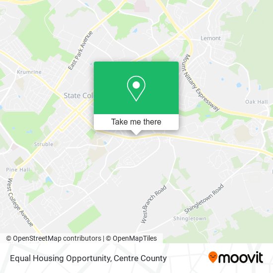 Mapa de Equal Housing Opportunity